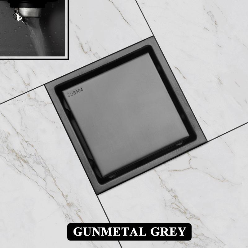 Floor Drain Invisible 304 Stainless Steel Tile Dual-Use Bathroom Shower Room Anti-Odor Anti-Bug Floor Drain Core