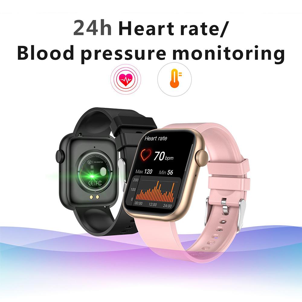 Men's Sports Smartwatch Body Temperature Detection Bluetooth Call Waterproof Smart Watch Ultra For Women Ios Android Phones