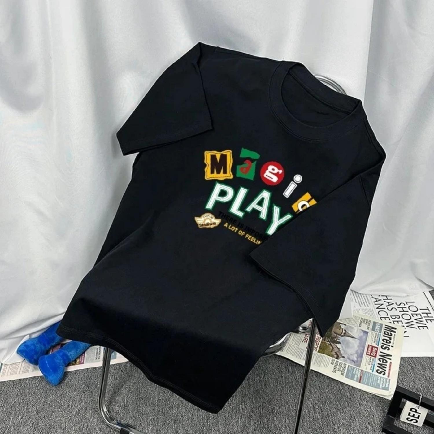 

2025Printed Short Sleeve Women s Short Sleeve T-Shirt Summer Women s T-Shirt Letter Pattern Graphic T Shirts Fashion Harajuku XXXXXL різнокольоровий