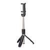 Selfie Stick Extendable Selfie Stick Tripod with Detachable Wireless Remote for 5.5‑8.5cm Smartphones Compact Size