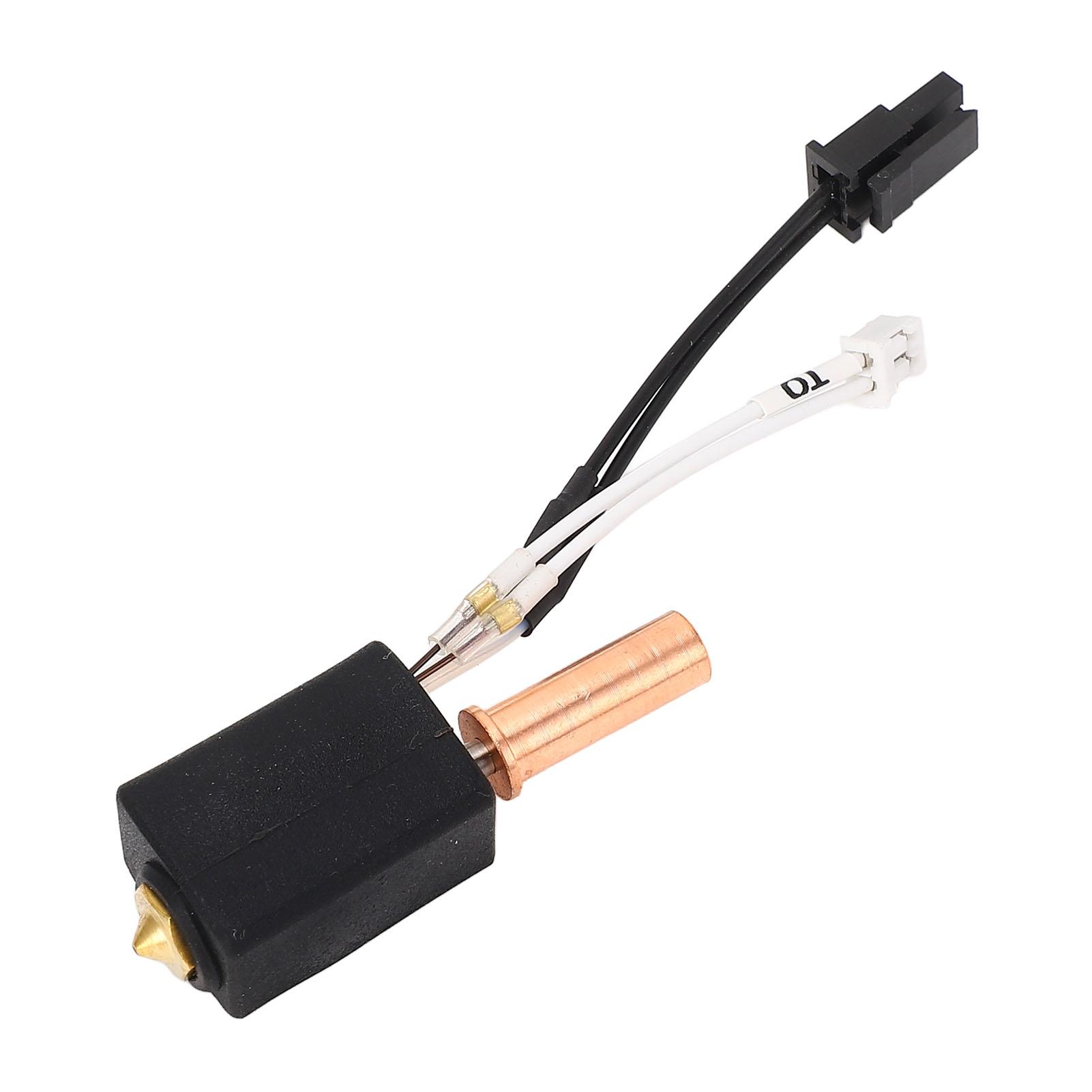 

Комплект хотэнда 24В 60Вт керамический нагреватель 0,4 мм латунное сопло биметаллический теплобарьер горячий конец с 3 шт.