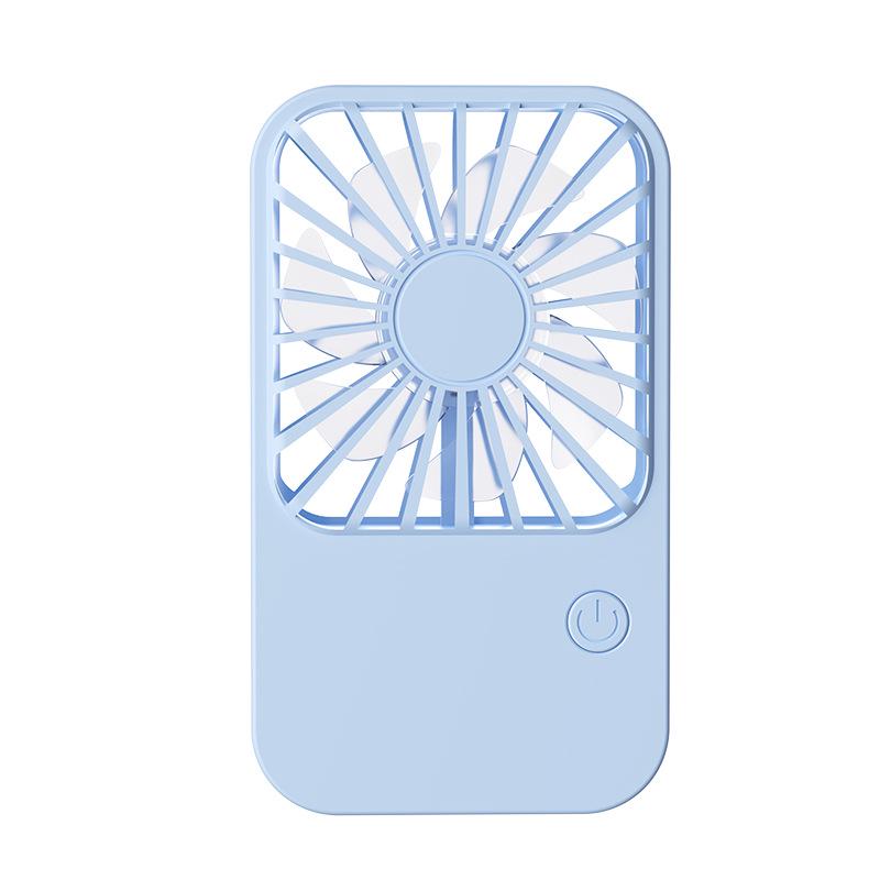 Portable USB Rechargeable Pocket Fan: Silent, Long Battery Life, Lightweight for Students & Parties