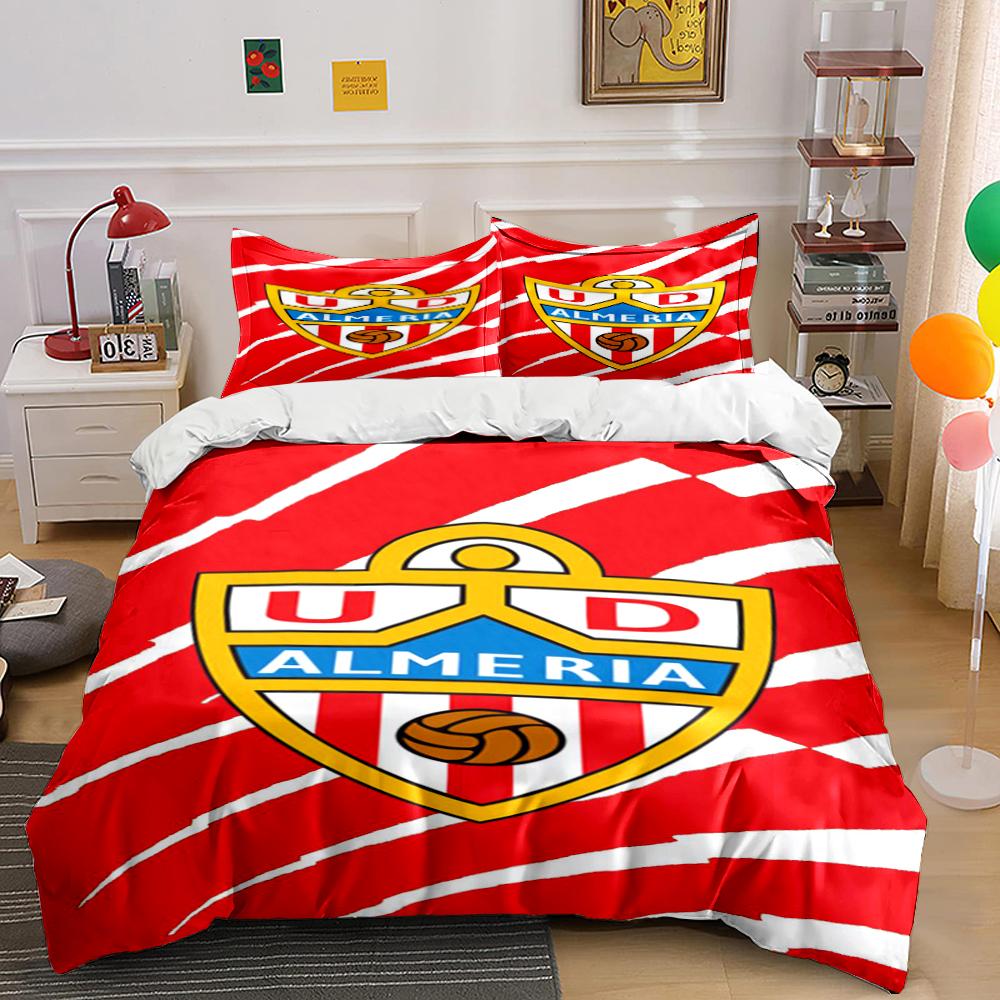 Red Soccer Team Bedding Set Bedding Duvet Cover Set Duvet Cover Pillowcases Home Decor (1 * Duvet Cover 2 * Pillowcases, Without Duvet Insert)