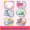 Creative Cartoon Label Stickers: Cute, Thickened, Handwritten Price Tags for Supermarket Merchandise