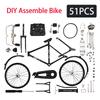 51PCS Mini Alloy Bicycle Model Metal Bike Sliding Assembled Version Simulation Collection Gifts for Children Toy