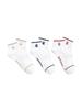 Emelbi Striped Small Logo Ankle Socks 3-Pair Set Mlb (Beige)