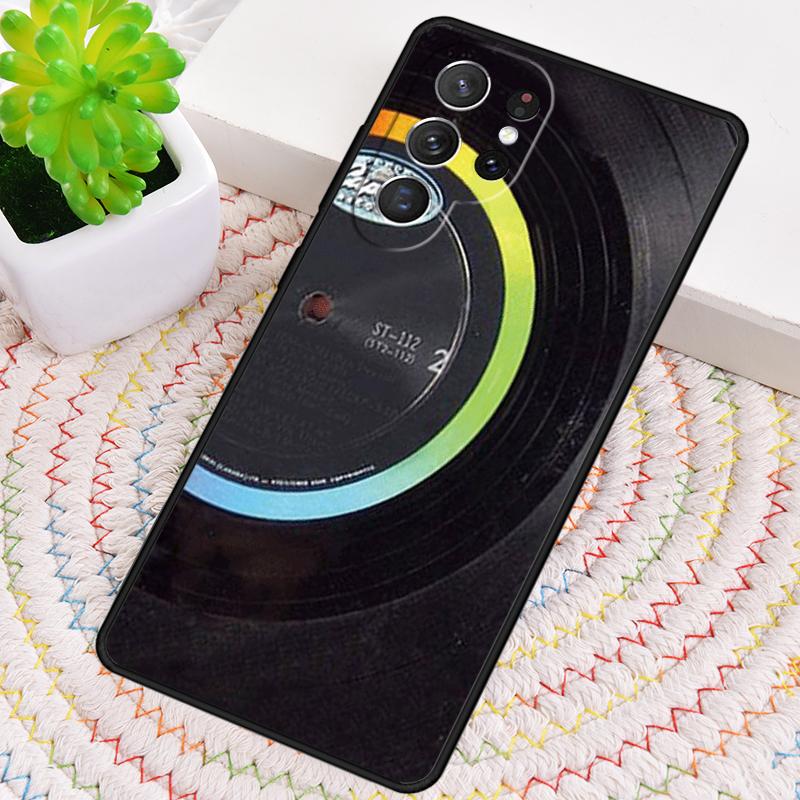 Vinyl Record Original TPU Phone Case For Samsung Galaxy Note 10 Pro S26 S25 S24 S23 S22 Ultra Plus S21 FE S20 Shockproof Cover