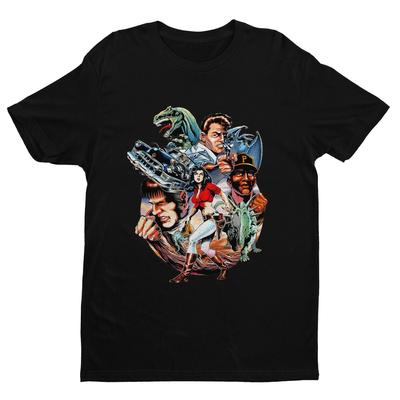 Cads and Dinosaurs Arcade Giapponese Fly T-shirt Unisex Premium Design Esclusivo