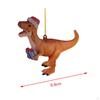 Christmas Dinosaur Pendant Acrylic Dragon Ornaments Hanging Funny for Year Door Window
