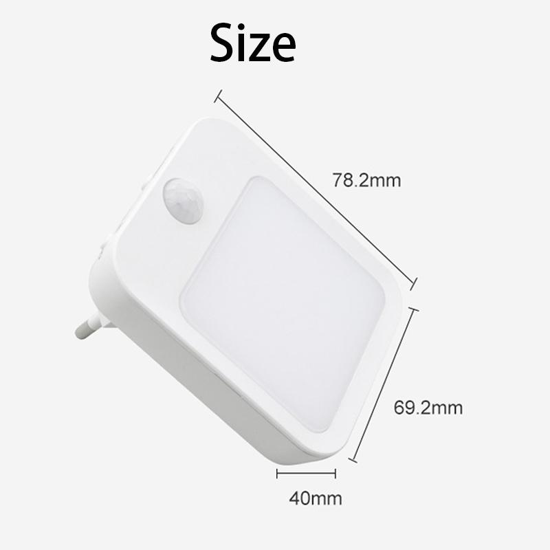 Night Light Motion Sensor LED Lamps Children Wireless Bedside Table Bedroom Lamp