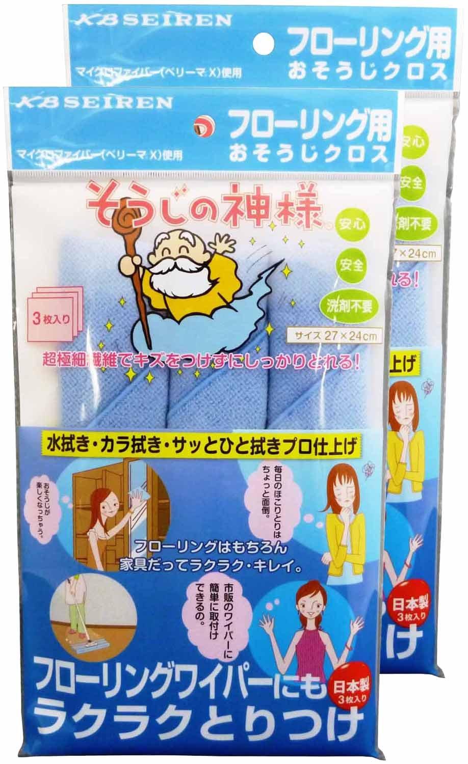 

Cleaning God Floor Cleaning Set of 2 Cloth,