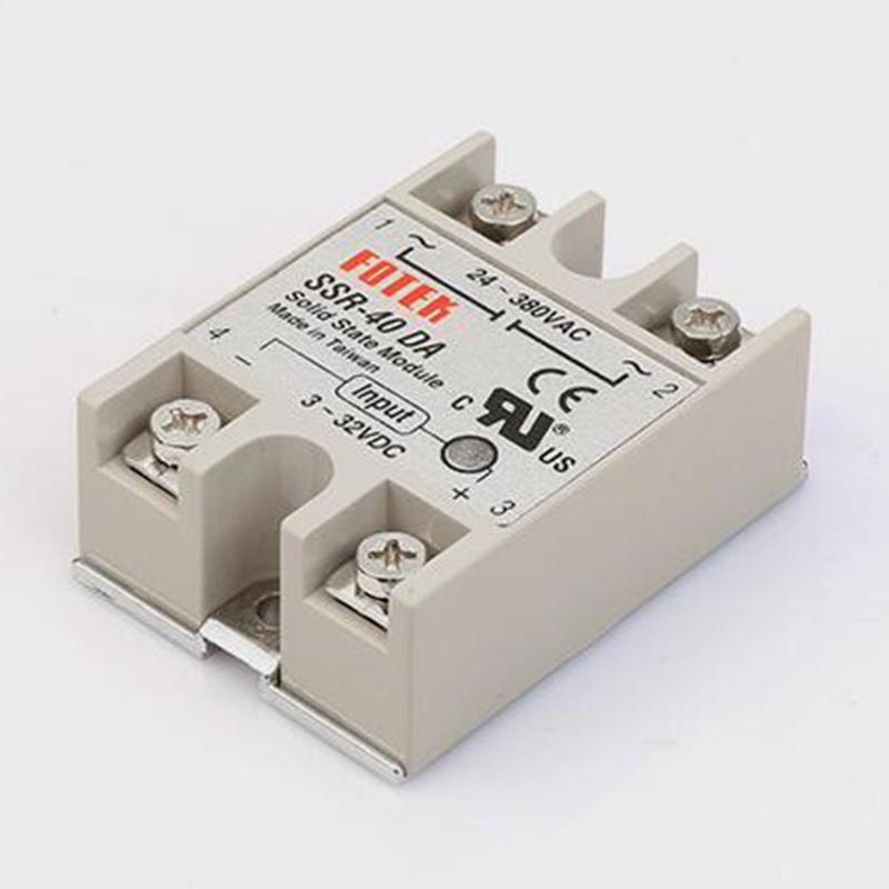 

SSR 40DA 24V-380V AC SSR-40DA DC-AC Модуль твердотільного реле SSR-40 DA