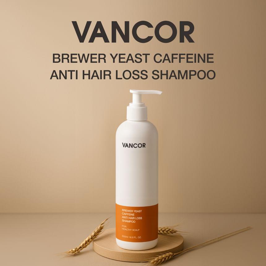 [vancor:] Brewer Yeast Caffeine Anti Hair Loss Shampoo 500ml