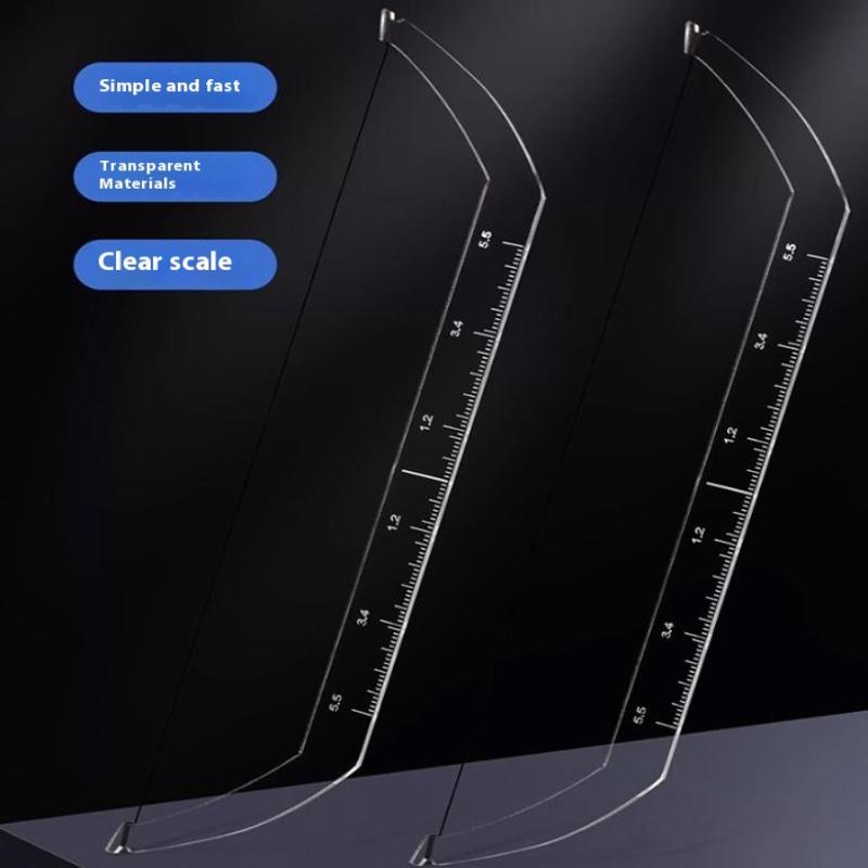 Bow And Arrow Eyebrow Mapping Ruler Positioning Ruler Eyebrow Tattoo Line Drawing Auxiliary Tool Permanent Makeup Accessories