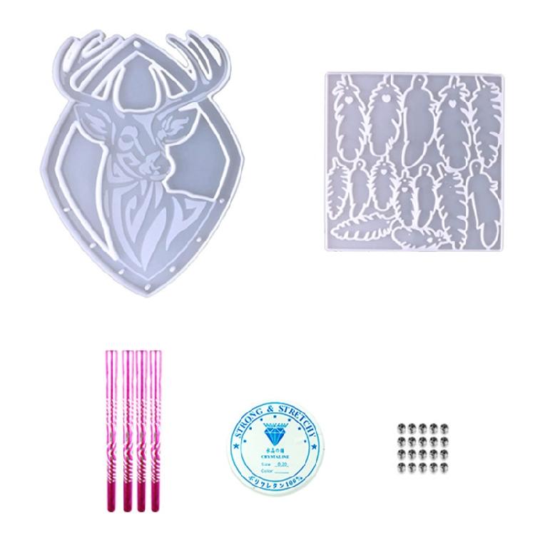 

Wall-mounted Wind Chime Mould Crystal Epoxy for Creative Silicone Mould Love Gif 1
