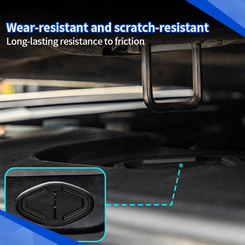 Hood Lock Pad Silicone For BYD Leopard 8/5 Denza B8/B5 2025+ Bonnet Lock Protective Cover Pad Upgrade Car Accessories