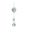 Garden Ornaments Crystal Wind Chimes With Stainless Steel Frame Producing Rainbows Hues For Outdoor Display