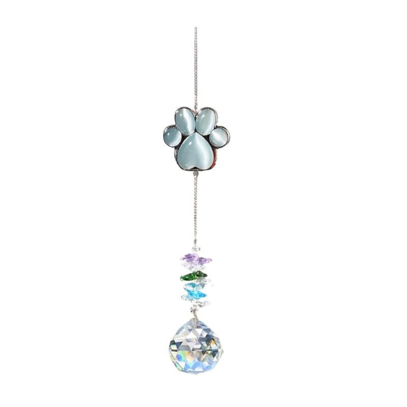 

Garden Ornaments Crystal Wind Chimes With Stainless Steel Frame Producing Rainbows Hues For Outdoor Display 1