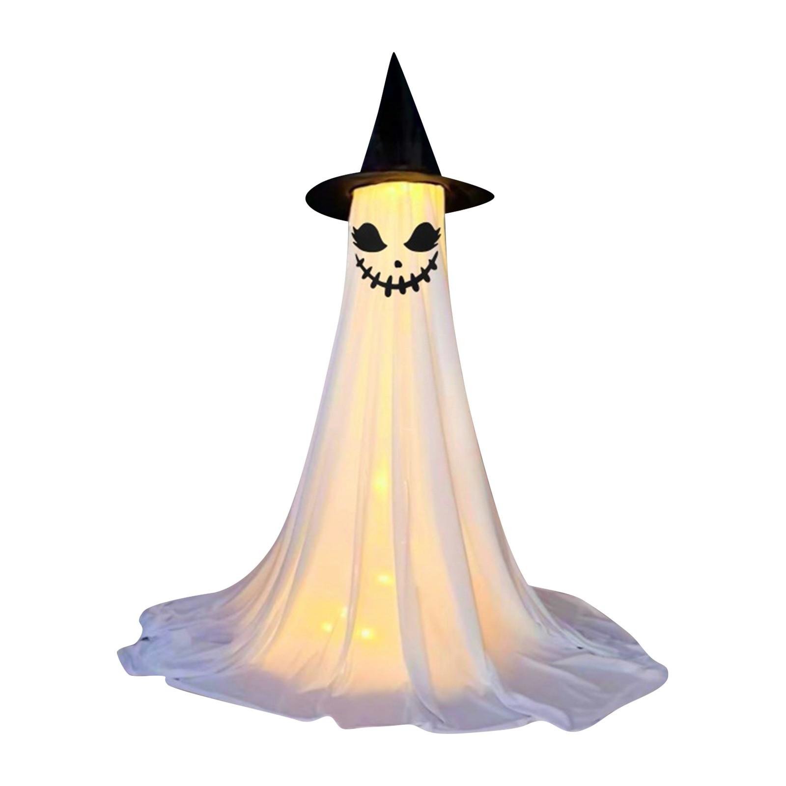 

Украшения на Хэллоуин, Украшения на Хэллоуин для дома и улицы, Жуткие украшения на Хэллоуин со светодиодной гирляндой на батарейках One Size