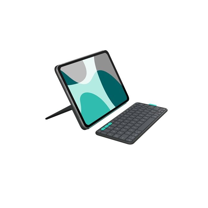 Accessoires Tablette Logitech Flip Folio, étui clavier pour iPad Pro 11 pouces (M4) et iPad Air 11 pouces (M2 et M3) (5e génération
