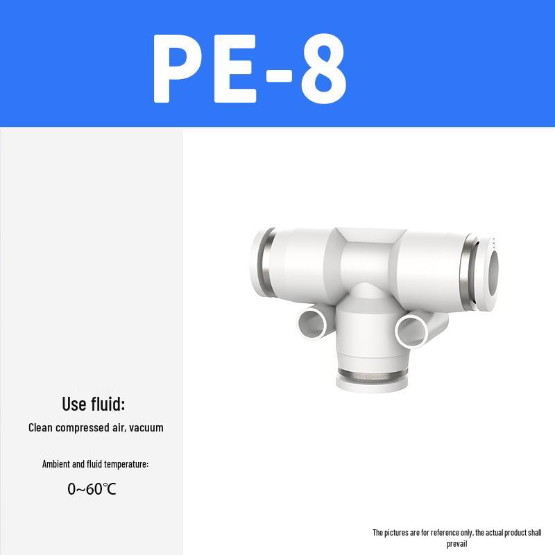 Pneumatik Schlauch Zylinder T-Stück Schnellkupplung (4-16 mm)