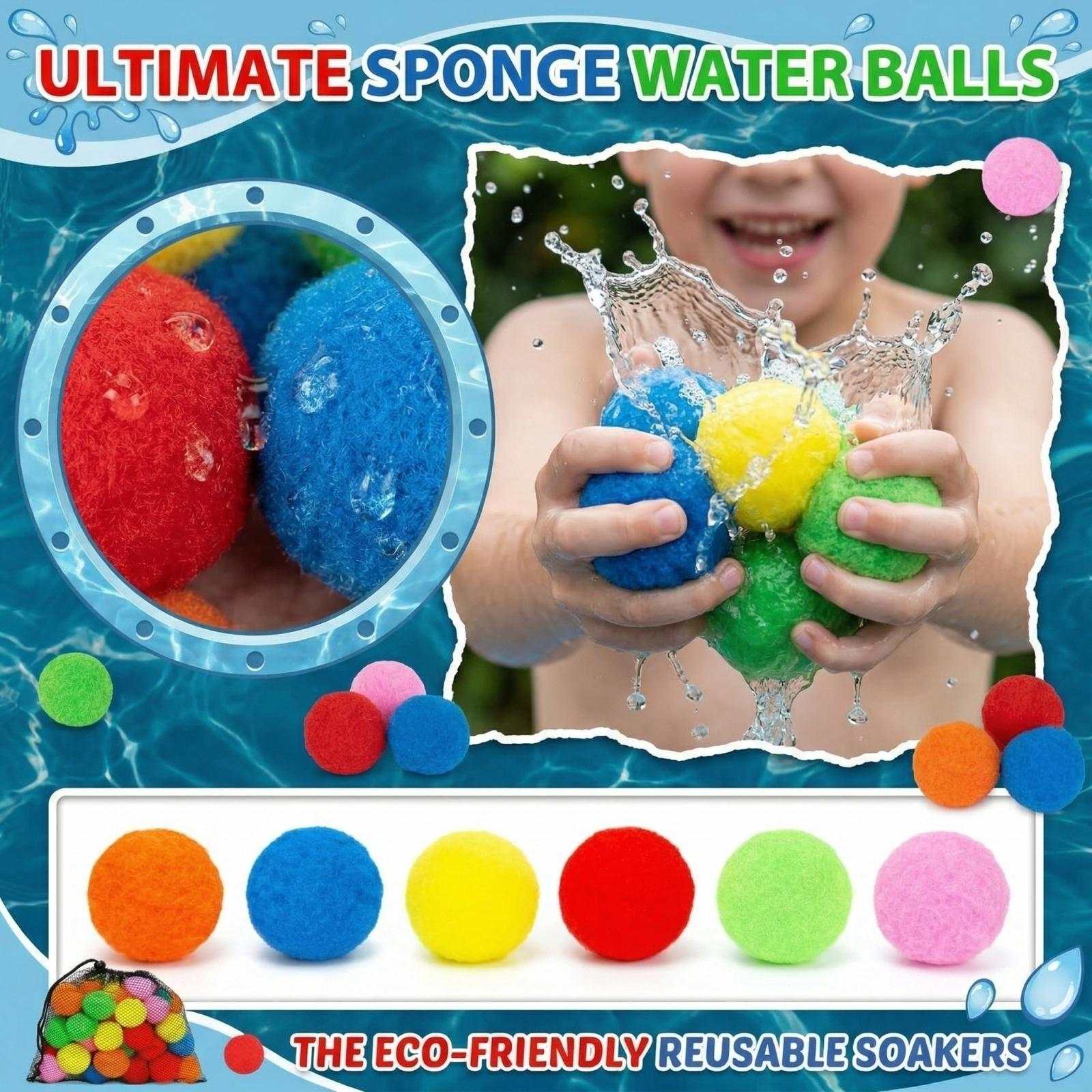 Sponge Fight Water Toy One Size