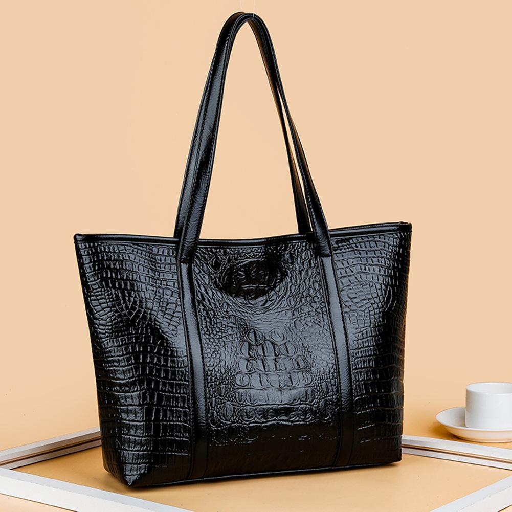 Heißer Verkauf Handtaschen Klassische Zarte Textur Vintage Krokodilleder Frauen Handtasche Große Kapazität Schulter Einkaufstasche