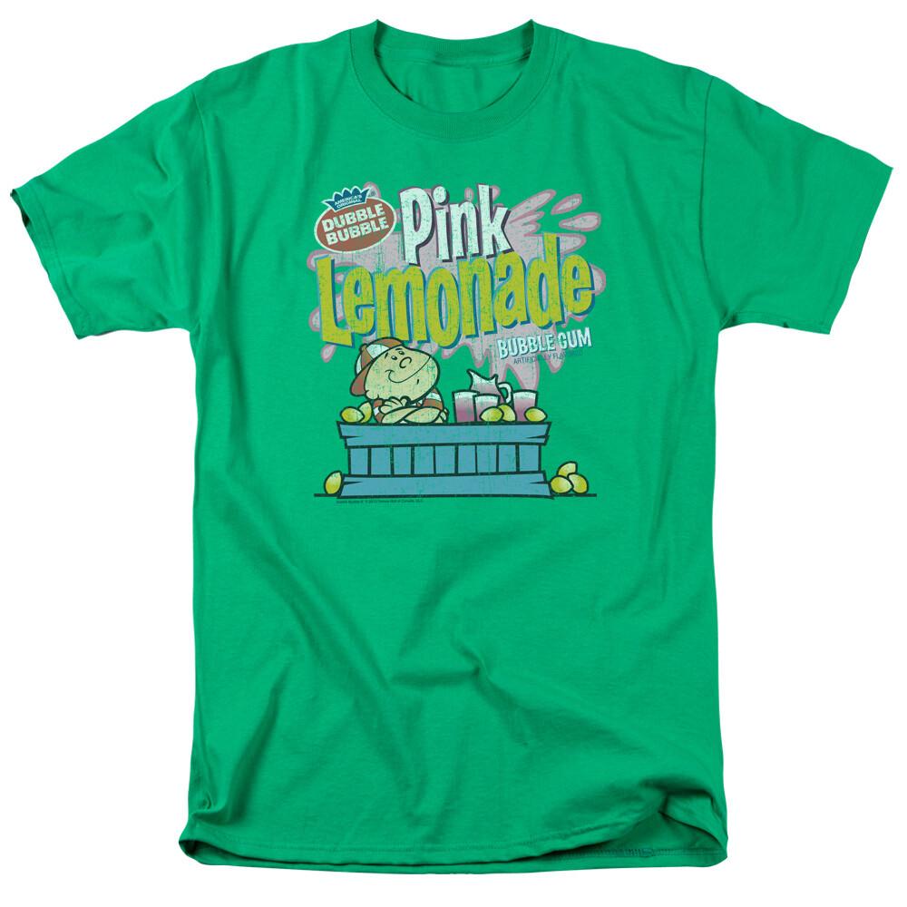 Dubble Bubble Pink Lemonade T Shirt Mens Licensed Tangy Bubble Gum Kelly Green S