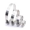 1PCS Hose Clamp 6-12 13-19 21-44 27-51 33-57 52-76 65-89 78-101 91-114mm Stainless Steel Pipe Clip Adjustable Screw Worm Drive