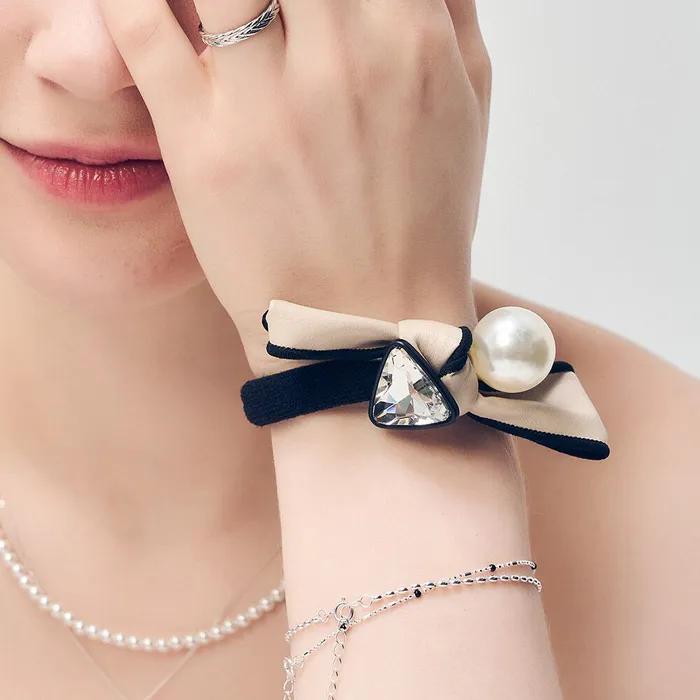 Miranda Ribbon Accent Hair Tie