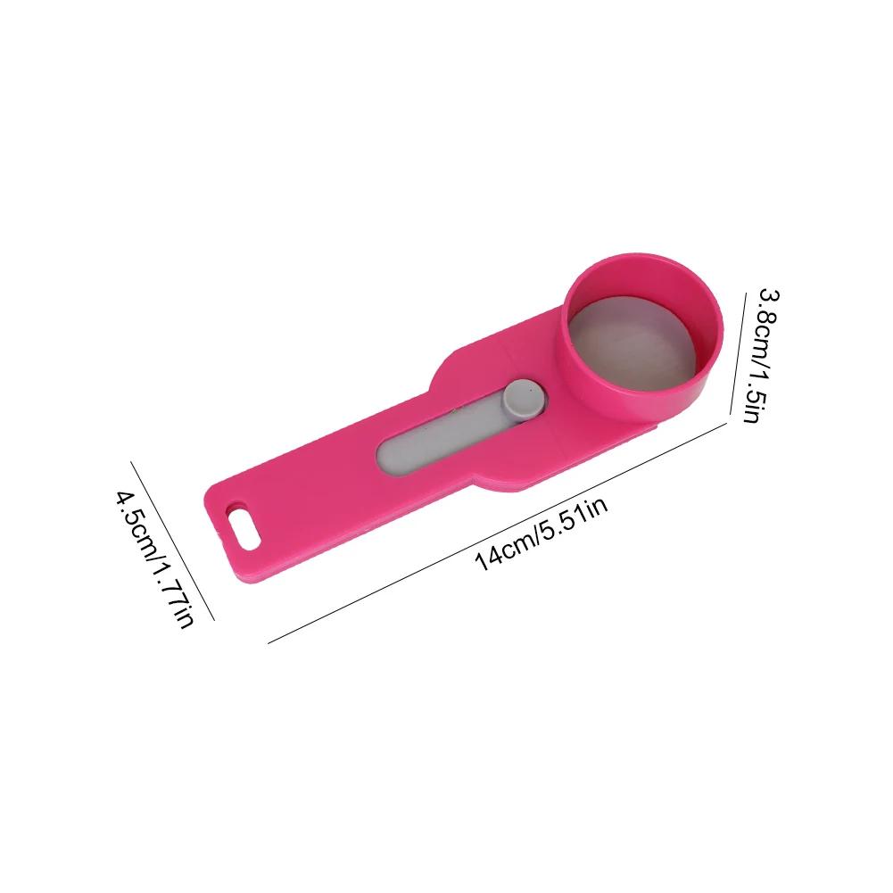 Slideable Measuring Funnel Multi-Purpose Creative Measuring Funneler Mess-Free Sliding Spoon for Cooking Baking Drinks Spoon