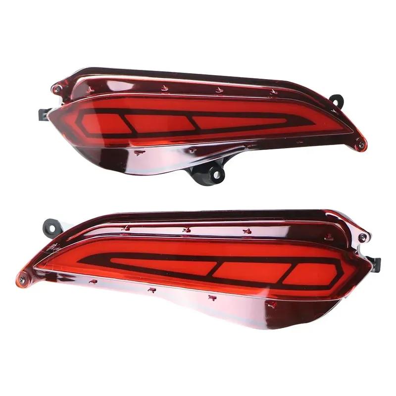 2Pcs Car Rear Bumper Light for Toyota VIOS  YARIS 2017 2018  Fog Warning Turn Signal Lamp Reflector Accessories