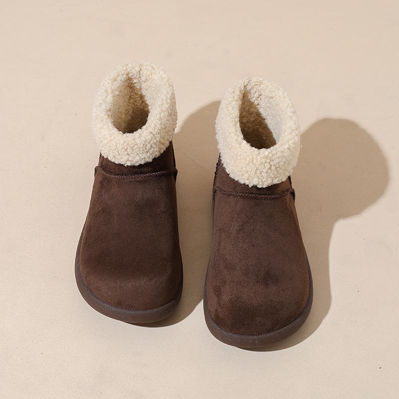 Platforma Jiayun dámské sněhule Birkenstock 2025 nové zimní sametové teplé a protiskluzové severovýchodní sněhové bavlněné boty