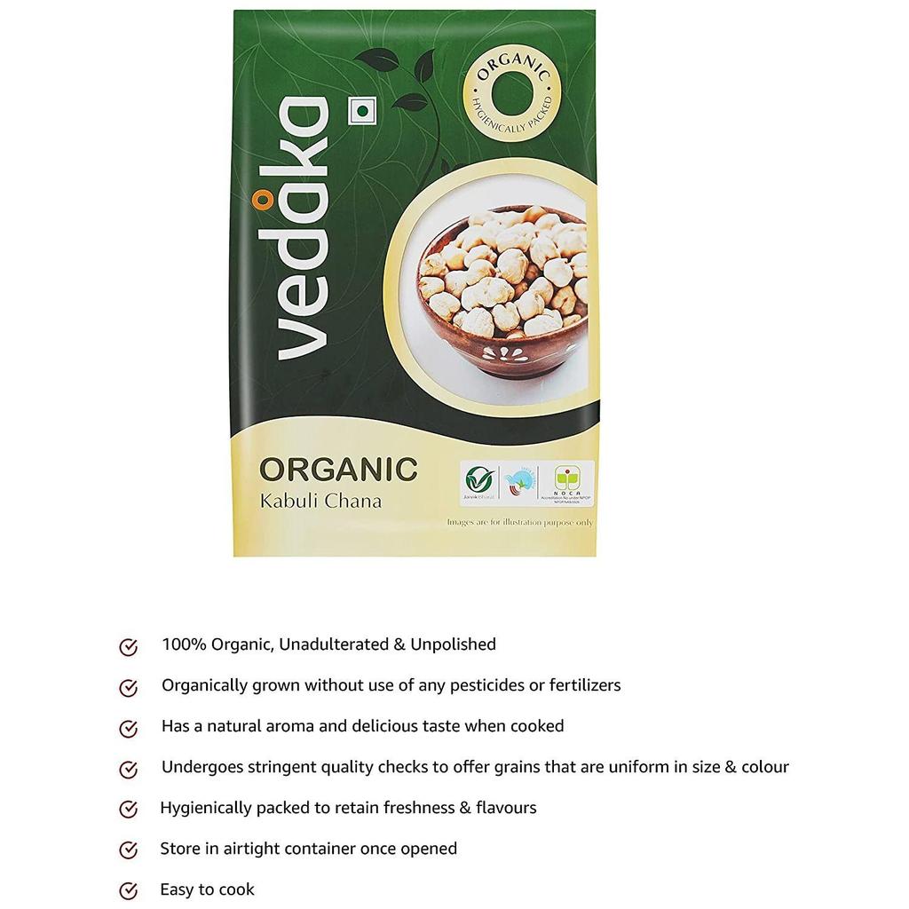 Vedaka Bio Kabuli Chana 1KG