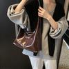 Premium Silver Chain Underarm Bag Women's 2025 New Trendy Shoulder Bag Large Capacity Fashion Tote Bag