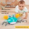Cross-Border Children's Electric Crawling Crab Toy with Obstacle Avoidance