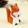 Very Loving Fox Hugging Rabbit Statue, Creative And Adorable Fox And Bunny Animal Figurine For Home Or Desk Decoration Xmas Gift