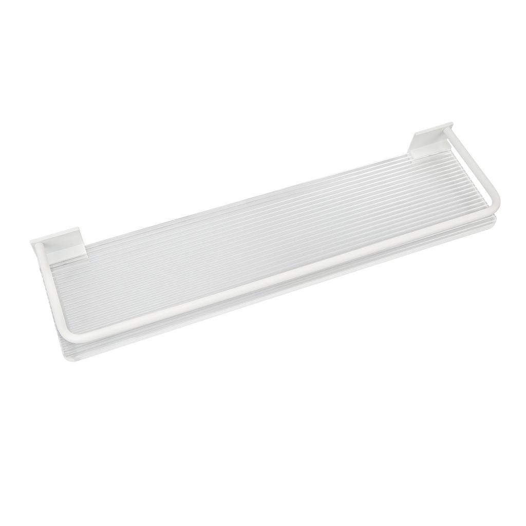 Bathroom Wall Shelf Punch Free Acrylic and Space Aluminum Wall Mounted Bathroom Floating Shelves for Home Rodless