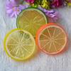 60pcs Realistic Fake Artificial Orange Lemon Slice Simulation Fruit Model Home Party Decoration Kids Cognitive Toy