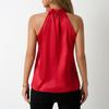 Women's Summer New Tank Top Off The Shoulder Halter Sleeveless Top