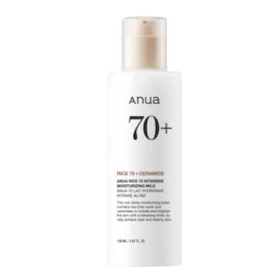 ANUA Rice 70 Intensive Moisturizing Milk Lotion Hydrating & Brightening Emulsion 150ml