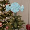Colorful Icing Design Candy Christmas Tree Topper Festival Party Scene Decoration  New Year