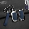 Car Zinc Alloy Leather Remote Control Smart Fob Key Case Cover Holder For Mazda Ez60 Interior Accessories Protective Shell Chain