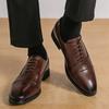 Fashion Designer New Men's Vintage Fashion Brogues Oxford Shoes Male Formal Wedding Dress Homecoming Sapatos Tenis Masculino