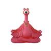 Handcrafted Flamingo Yoga Resin Statue for Home and Garden Decor