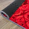 Valentine's Day Carpet 2DBright Red Rose Doormat Welcome Mat Carpet For Live Room Rug For Bedroom Kitchen Rug Home Dec