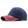 Waterwash Vintage Cotton Baseball Cap With Curved Brim For Outdoor Travel And Casual Wear
