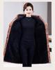 Women's Mid-length Plaid Cotton Coat - Velvet-lined, Thickened for Autumn/Winter