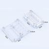 Compact Travel Watercolor Palette Set with Transparent Acrylic Paint Dispenser