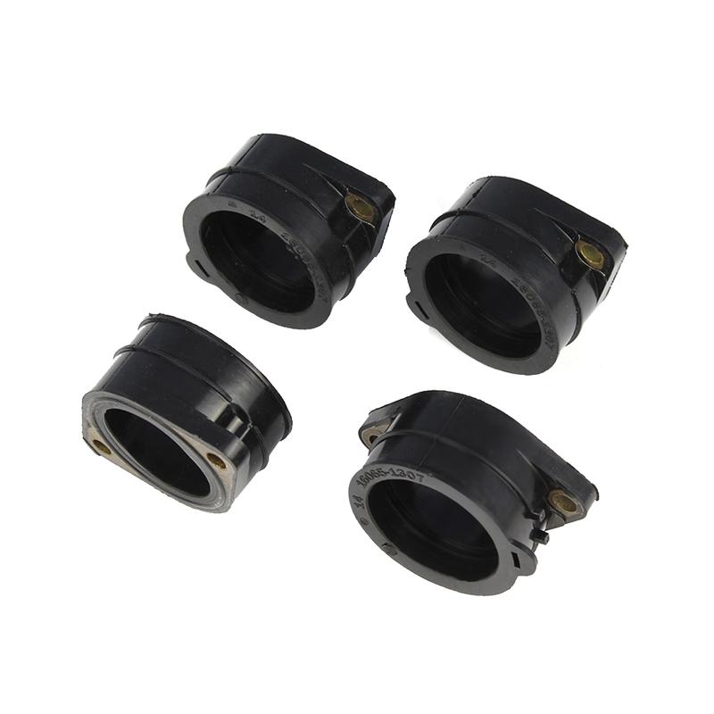 Carburetor Interface Intake Manifold Adapter Joint Boots Set for Kawasaki 16065-1307 GPZ 1100 E ZXT10E ZRT10C ZRX 1200 C